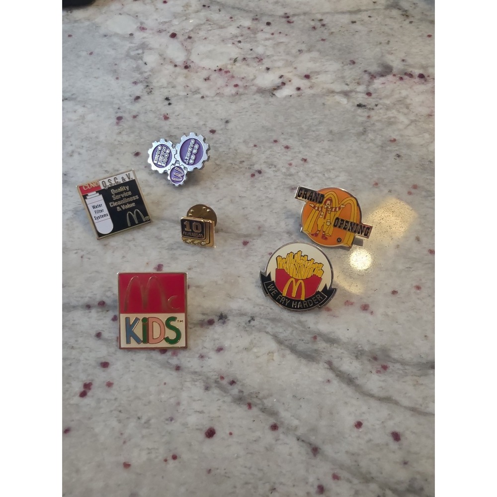 McDonald's Pins Lot - Kids, Grand Opening, Game, 10 Years